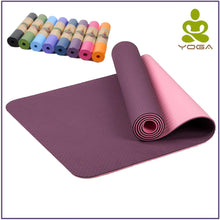 Load image into Gallery viewer, 6MM TPE Non-slip Yoga Mats For Fitness
